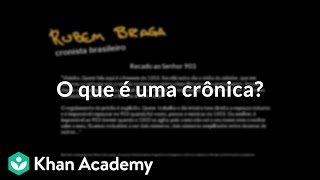 O que é uma crônica [upl. by Jauch]