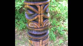 Marquesan tiki carving [upl. by Eerahc315]