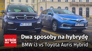 BMW i3 vs Toyota Auris Hybrid  Dwa sposoby na hybrydę  TEST PL [upl. by Euqirat]