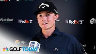 Teenager Blades Brown excited to play US Amateur FourBall  Golf Today  Golf Channel [upl. by Ancell]