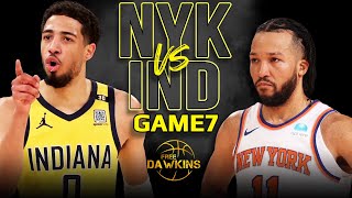 New York Knicks vs Indiana Pacers Game 7 Full Highlights  2024 ECSF  FreeDawkins [upl. by Anuahc]