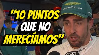 ENTREVISTA FERNANDO ALONSO POST CARRERA GP ARABIA SAUDITA 2024 [upl. by Jaunita]