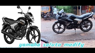 Modified 🏍️ Yamaha saluto 125 in to R125 v3 Home made with r15 v3 parts [upl. by Micah]