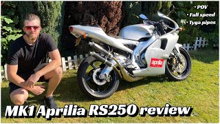 Aprilia rs250 review   Full 12000rpm amp everything you need to know [upl. by Notsirb841]