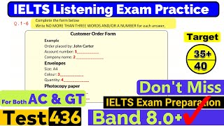 IELTS Listening Practice Test 2024 with Answers Real Exam  436 [upl. by Anaed]