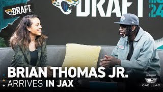 Brian Thomas Jr On His Dreams Becoming a Reality  2024 NFL Draft  Jacksonville Jaguars [upl. by Remo]