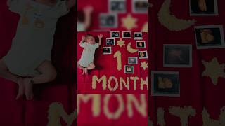 1st Month Baby Birthday Photoshoot Ideas 🎊♥️ crafterparul baby photography youtube shorts [upl. by Cathryn]