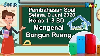 Pembahasan Soal TVRI SD Kelas 13  Selasa 9 Juni 2020  Mengenal Bangun Ruang BelajardariRumah [upl. by Benedikt]