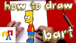 How To Draw Bart Simpson [upl. by Petulah]