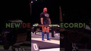 Insane RAW Deadlift Record shorts strength [upl. by Bruno]