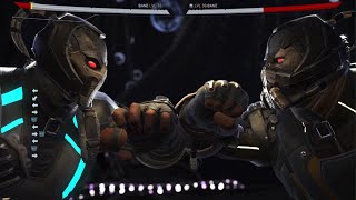 Injustice 2 Bane Vs Bane IntrosOutros Clash Quotes Supermoves [upl. by Vadim87]