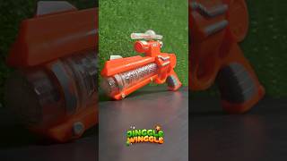 Unboxing the 2024 Orange Plastic Flash Gun  Exciting Kids Toy Review  jingglewinggle [upl. by Ibbob]