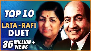 Mohammad Rafi amp Lata Mangeshkar Hits  Top 10 Lata amp Rafi Duet Songs  Old Hindi Songs Collection [upl. by Donohue]