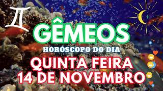 ♊ GÊMEOS 🎁 VAI ACONTECER NESTA QUINTA FEIRA 14 DE NOVEMBRO DE 2024 [upl. by Romeon]