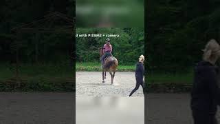 Horse riding Dressage Filmed with PIXEM2 at Pamfou Dressage [upl. by Ocimad]