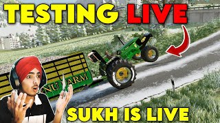 FARMING SIMULATOR 22 LIVE  sukhbhanguz [upl. by Bromleigh424]