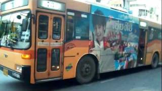 Buses in Bangkok Thailand [upl. by Koffman]