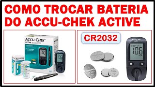 COMO TROCAR BATERIA DO ACCUCHEK ACTIVE [upl. by Fanning231]