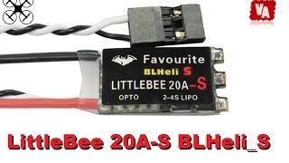 ESC LittleBee 20AS BLHeliS AH15 переводим в DSHOT 600 [upl. by Sevy311]