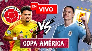 🔴 Colombia vs Uruguay EN VIVO  Semifinal Copa América 2024 [upl. by Kassity]