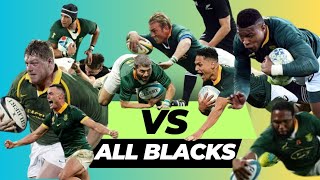 Best Springbok TRIES AGAINST The All Blacks  Springboks Tries Tribute [upl. by Odnamla38]