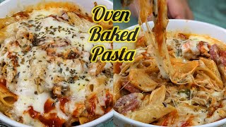 Oven Baked Pasta Recipe  How To Make Baked Pasta  White Sauce Pasta Recipe [upl. by Johnsten]