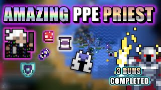 RotMG Amazing PPE Priest  Helm of the Juggernaut and 3 first oryx 3 runs So lucky [upl. by Ayita]