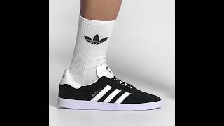 ADIDAS Gazelle Shoes Sneakers Black White  BB5476 [upl. by Fenton680]