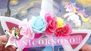 COME FARE UN CERCHIETTO UNICORNO favoloso [upl. by Lilias]