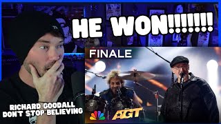 Metal Vocalist Reacts  Richard Goodall  Dont Stop Believing w Neal Schon amp Journey AGT 2024 [upl. by Stavros579]