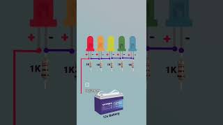 12v battery to 2v led bulb connectionelectricial [upl. by Hoag]