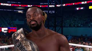 D2k23 Kofi Kingston defends the Hardcore title against Syxx Royal Rumble [upl. by Libbie848]