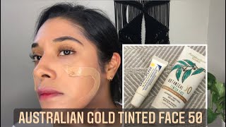 GRWM using the Australian Gold Botanical Tinted Face spf 50 [upl. by Birck]