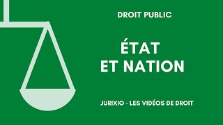 LEtat et la Nation [upl. by Berl]