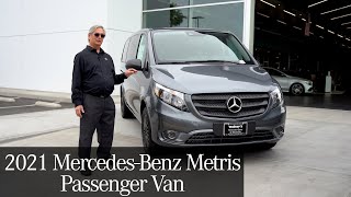 2021 MercedesBenz Metris Passenger Van Review  Walkaround [upl. by Silsbye]