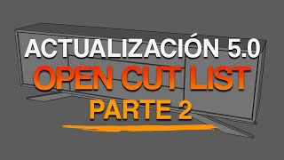 Despiece de muebles AUTOMÁTICO desde cero🧩  plugin OpenCutList ACTUALIZADO 😎  PARTE II [upl. by Mun]