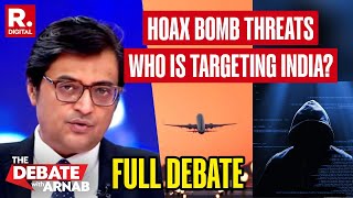 Debate With Arnab Dark Web In Action Who Is Behind Hoax Bomb Threats Republic TV [upl. by Murtha]