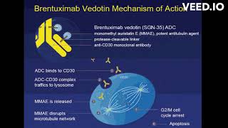 Brentuximab vedotin Adcetris mode of action [upl. by Pell]