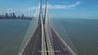 Bandra Worli Sea Link Stock Video [upl. by Ark]