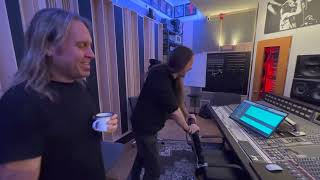 Devin Townsend Drum Studio amp Mic tour for The Moth recording session [upl. by Sari]