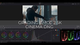 Grading Tutorial  BMCC 25K CinemaDNG raw files  Davinci Resolve [upl. by Trudnak967]