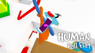 PART2 Oggy Becomes Funniest Jerry In Human Fall Flat [upl. by Beatrix191]