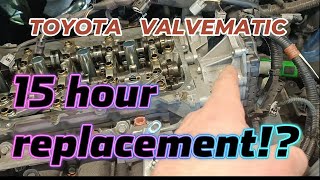 Toyota Valvematic Actuator  15 Hour Replacement [upl. by Ahsahtan149]