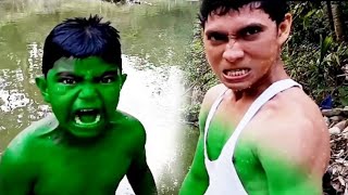 Hulk Transformation learning action  Hulk boy  Hulk smash [upl. by Yumuk533]