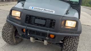 GovDeals 2018 Diesel Club Car Carryall 1700 UTV [upl. by Naitsirhk]