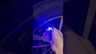 Vibration sensor lights up not during night large and small cars with air nozzles😱 [upl. by Ittam]