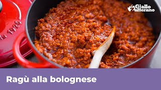 RAGÃ™ ALLA BOLOGNESE  RICETTA ORIGINALE per lasagne e tagliatelle [upl. by Ykcul]