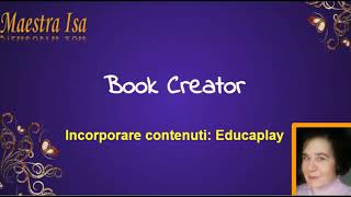 Book Creator incorporare Educaplay [upl. by Uri5]