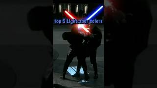 The best lightsaber colors starwars blue purple green red darksaber lightsaber [upl. by Namruht642]