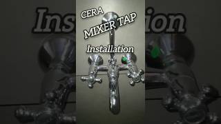 CERA MIXER TAP INSTALLATION shortfeed plumbing shorts [upl. by Frank880]